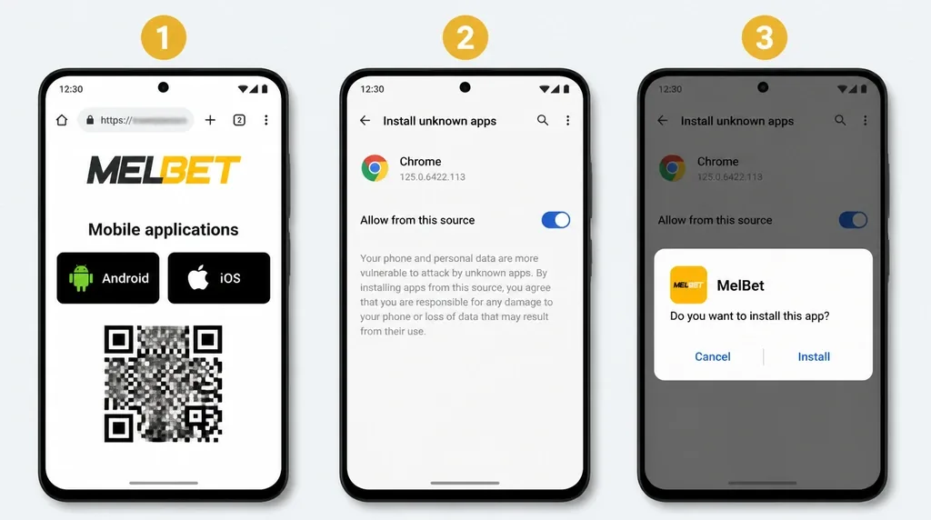 How to download and install the MelBet APK on Android in 3 steps